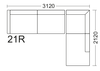 Campagnia 3 seter sofa - Meadow Home