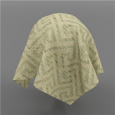 Geometric Jacquard - Epsilon 07 Leaf - Meadow Home