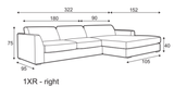 Meridiani Modul Sofa 1 XR - Meadow Home