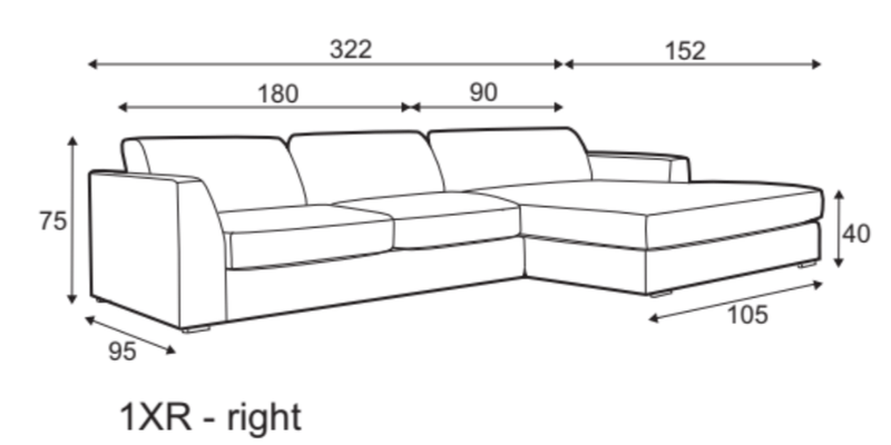 Meridiani Modul Sofa 1 XR - Meadow Home