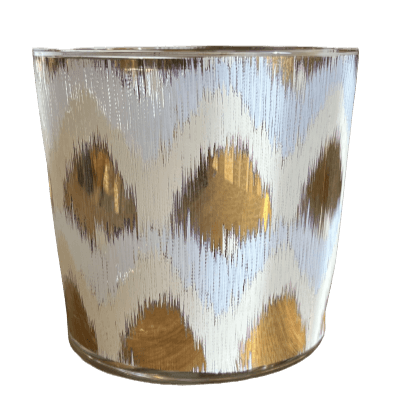 Votive Ikat Lykt Cream - Meadow Home